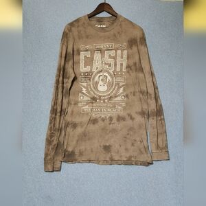 Johnny Cash Long Sleeved Tee Shirt